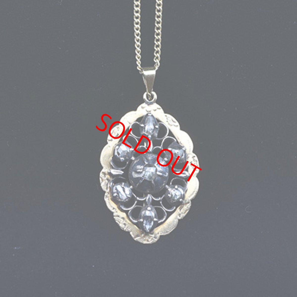 画像6: Sold ゴールド・シルバー・ダイヤモンドペンダント (6)