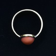 画像8: ゴールド・コラルリング (8)