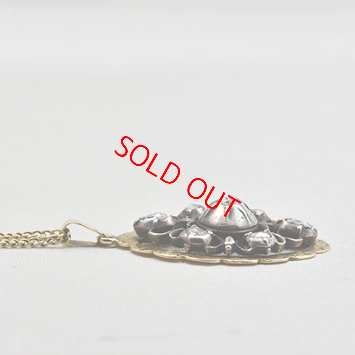 画像5: Sold ゴールド・シルバー・ダイヤモンドペンダント (5)