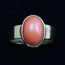 画像6: ゴールド・コラルリング (6)