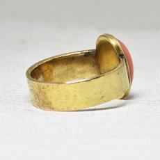 画像5: ゴールド・コラルリング (5)