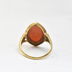 画像3: 18ct,パール ストーンカメオリング (3)
