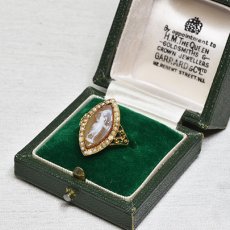画像6: 18ct,パール ストーンカメオリング (6)