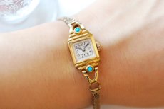 画像10:  Sold 18ct・ターコイズ・MOVADOリストウォッチ (10)