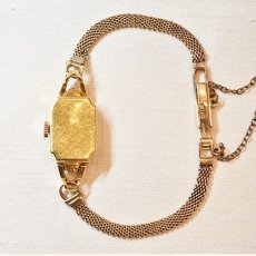 画像3:  Sold 18ct・ターコイズ・MOVADOリストウォッチ (3)