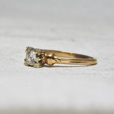 画像2: 14ct・ダイヤモンドリング (2)
