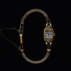 画像7:  Sold 18ct・ターコイズ・MOVADOリストウォッチ (7)