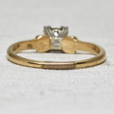 画像6: 14ct・ダイヤモンドリング (6)