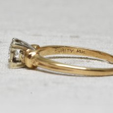 画像7: 14ct・ダイヤモンドリング (7)