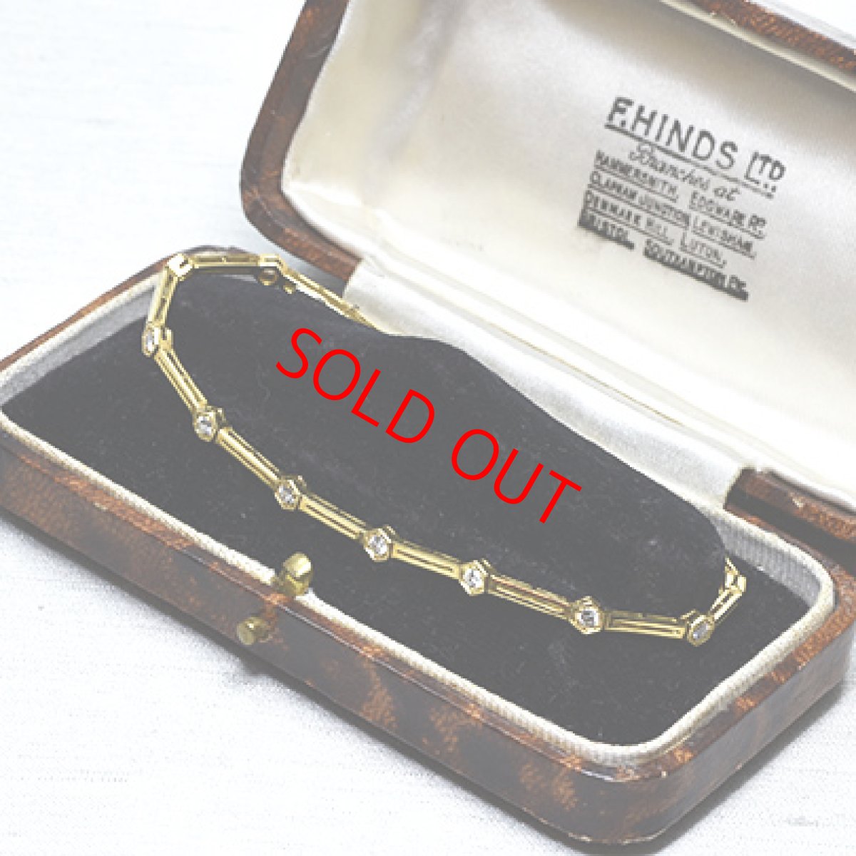 画像7: Sold 18ct.ダイヤモンドブレスレット (7)