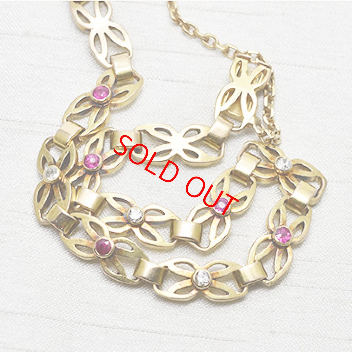 画像4: Sold 14ct.ルビーダイヤモンドブレスレット (4)