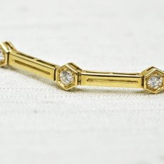 画像2: Sold 18ct.ダイヤモンドブレスレット (2)