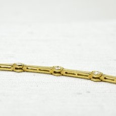 画像4: Sold 18ct.ダイヤモンドブレスレット (4)