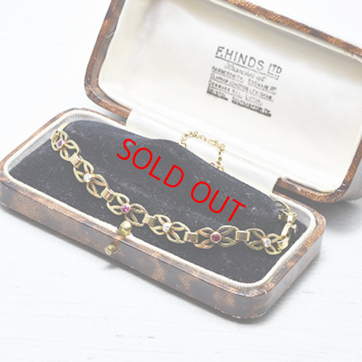 画像6: Sold 14ct.ルビーダイヤモンドブレスレット (6)