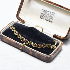 画像6: Sold 14ct.ルビーダイヤモンドブレスレット (6)