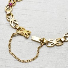 画像3: Sold 14ct.ルビーダイヤモンドブレスレット (3)