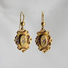 画像1: Sold G.ダイヤモンドイヤリング (1)