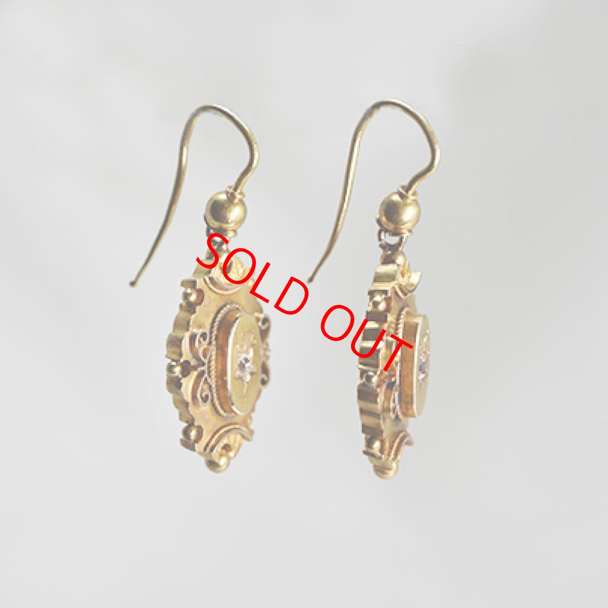 画像2: Sold G.ダイヤモンドイヤリング (2)