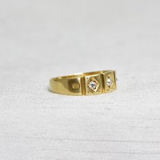 画像2: Sold 18ct,ダイヤモンドリング (2)