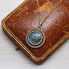 画像4: G(Pt).エナメル　ダイヤモンドペンダント (4)