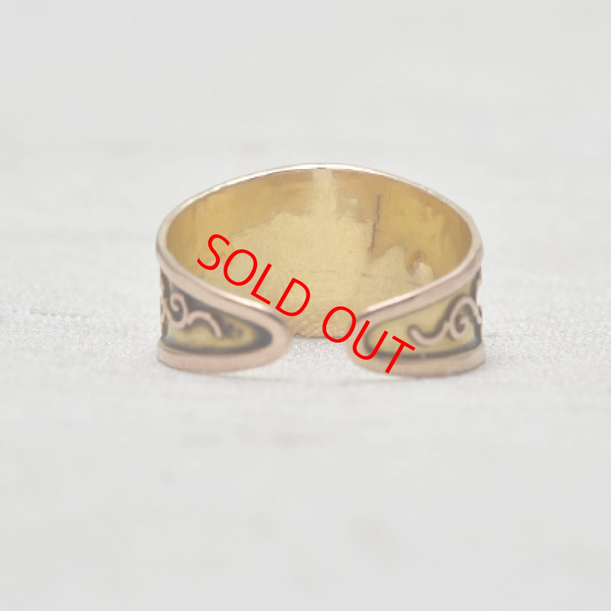 画像4: Sold 18ct,サファイア・パールリング (4)