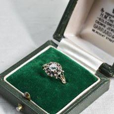 画像8: Sold ゴールド・シルバー・エナメル・ダイヤモンドリング　 (8)