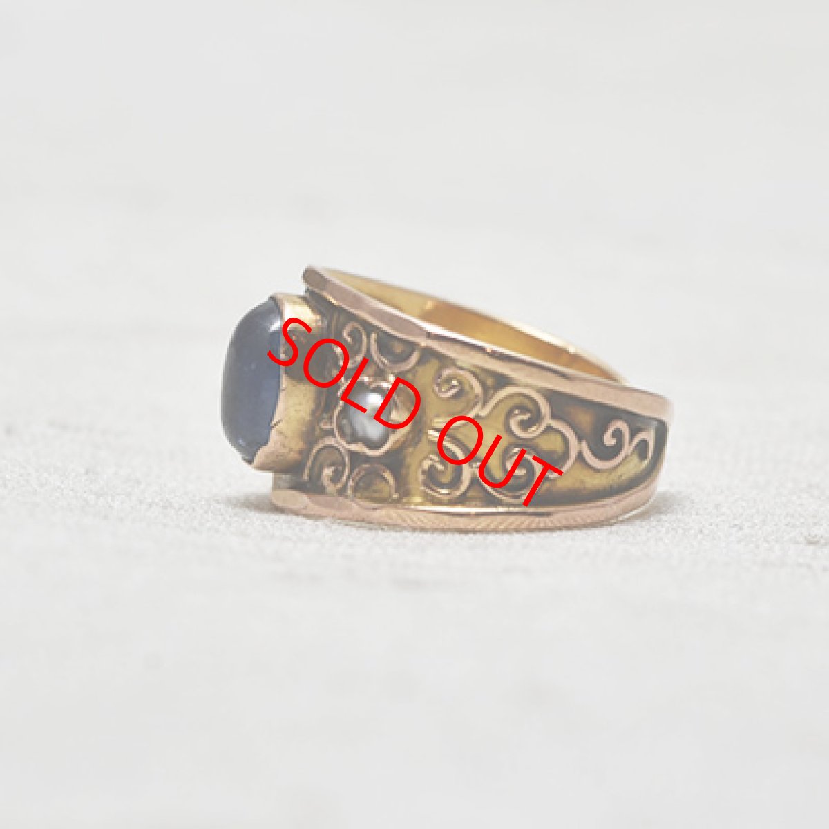 画像3: Sold 18ct,サファイア・パールリング (3)