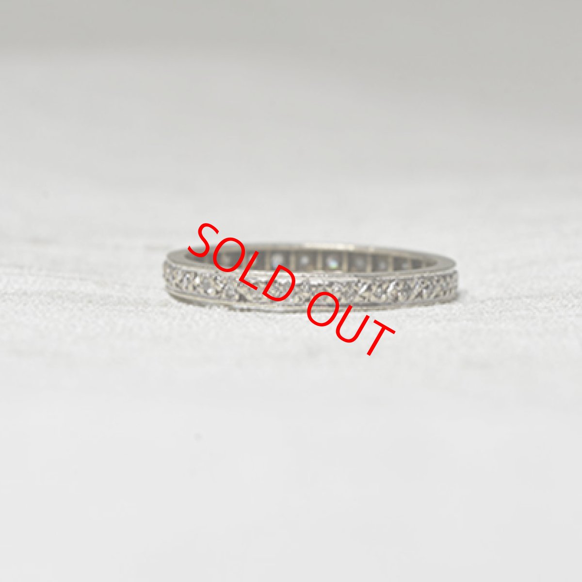 画像2: Sold　(wg)ダイヤモンドエタニティリング　 (2)