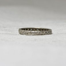 画像2: Sold　(wg)ダイヤモンドエタニティリング　 (2)