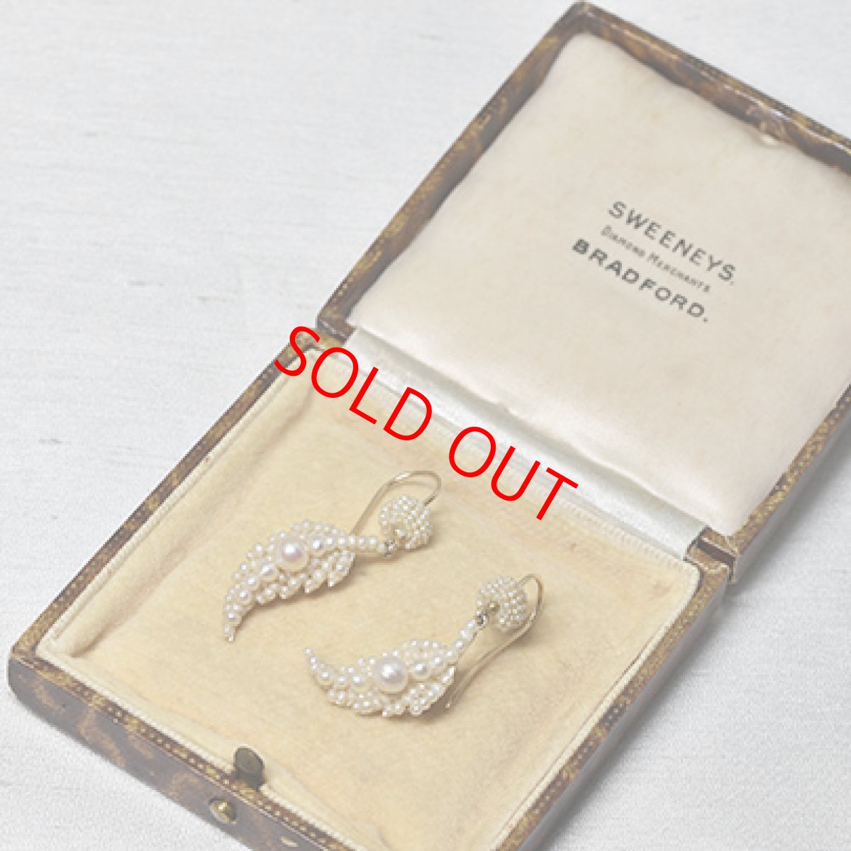 画像6: Sold ゴールド,シードパールイヤリング (6)