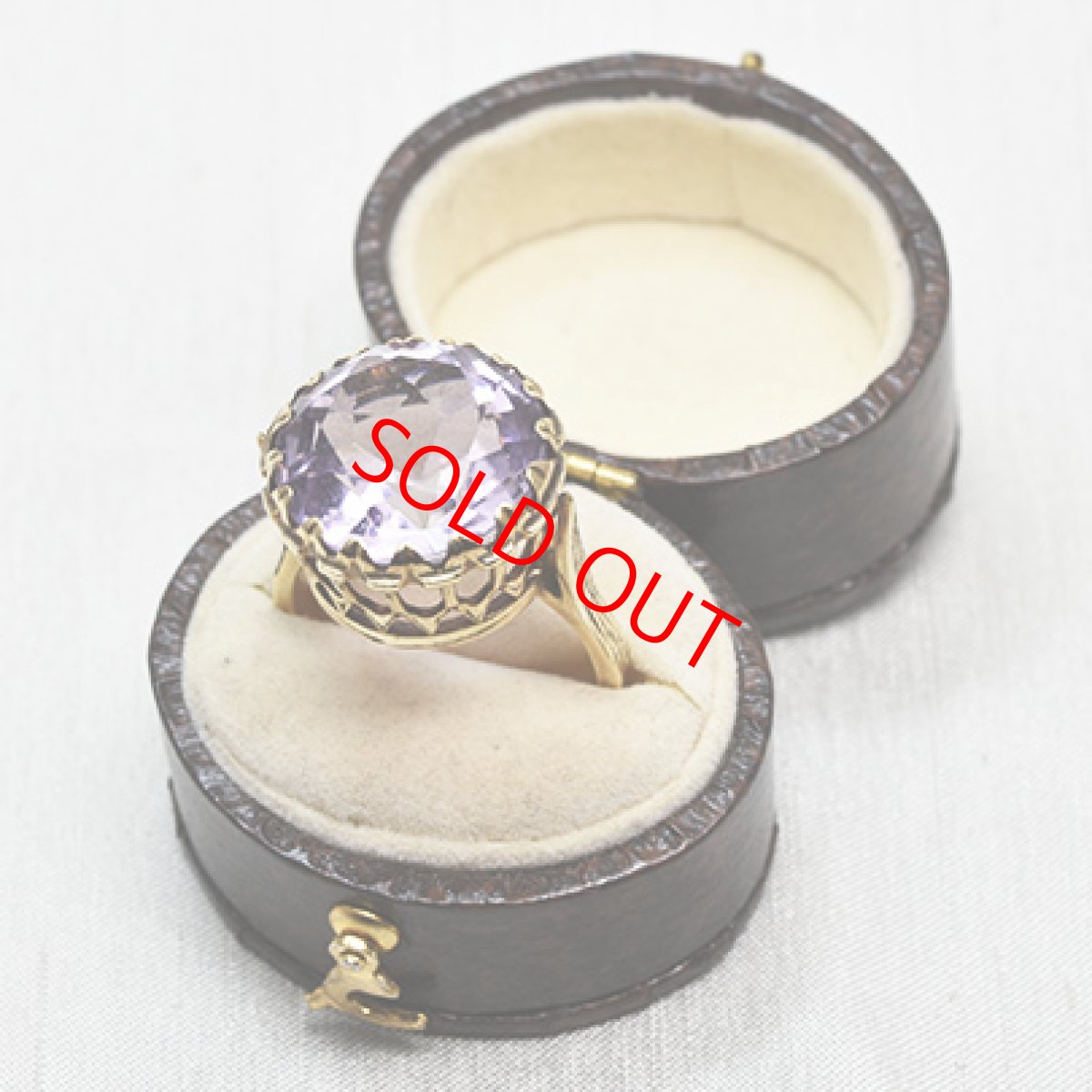 画像7: Sold 9ct,アメシストリング (7)