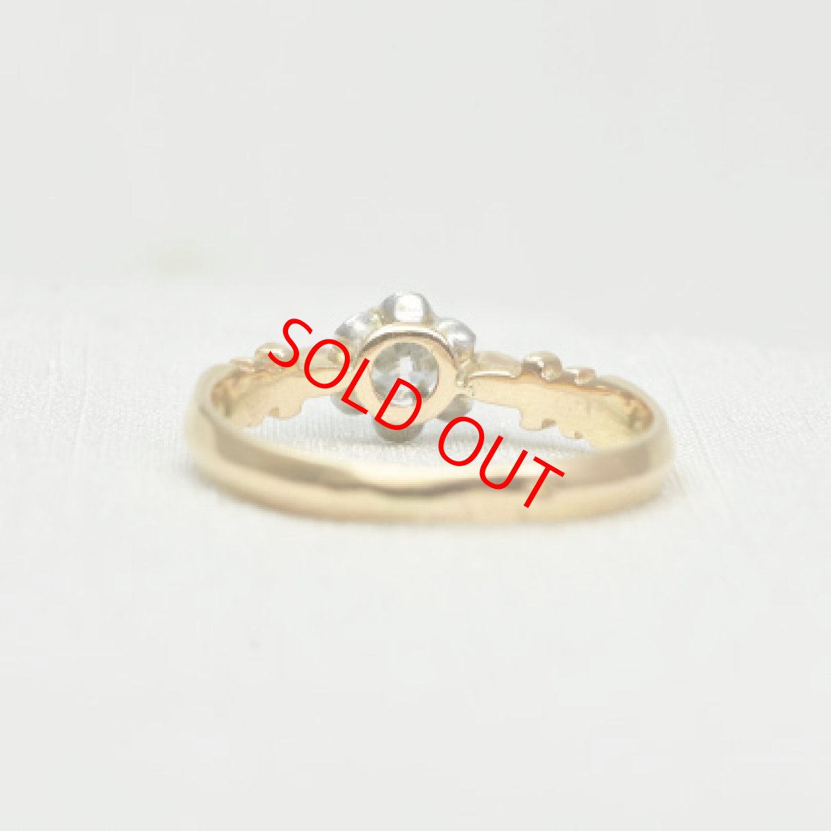 画像3: Sold 18ct,ダイヤモンドリング (3)