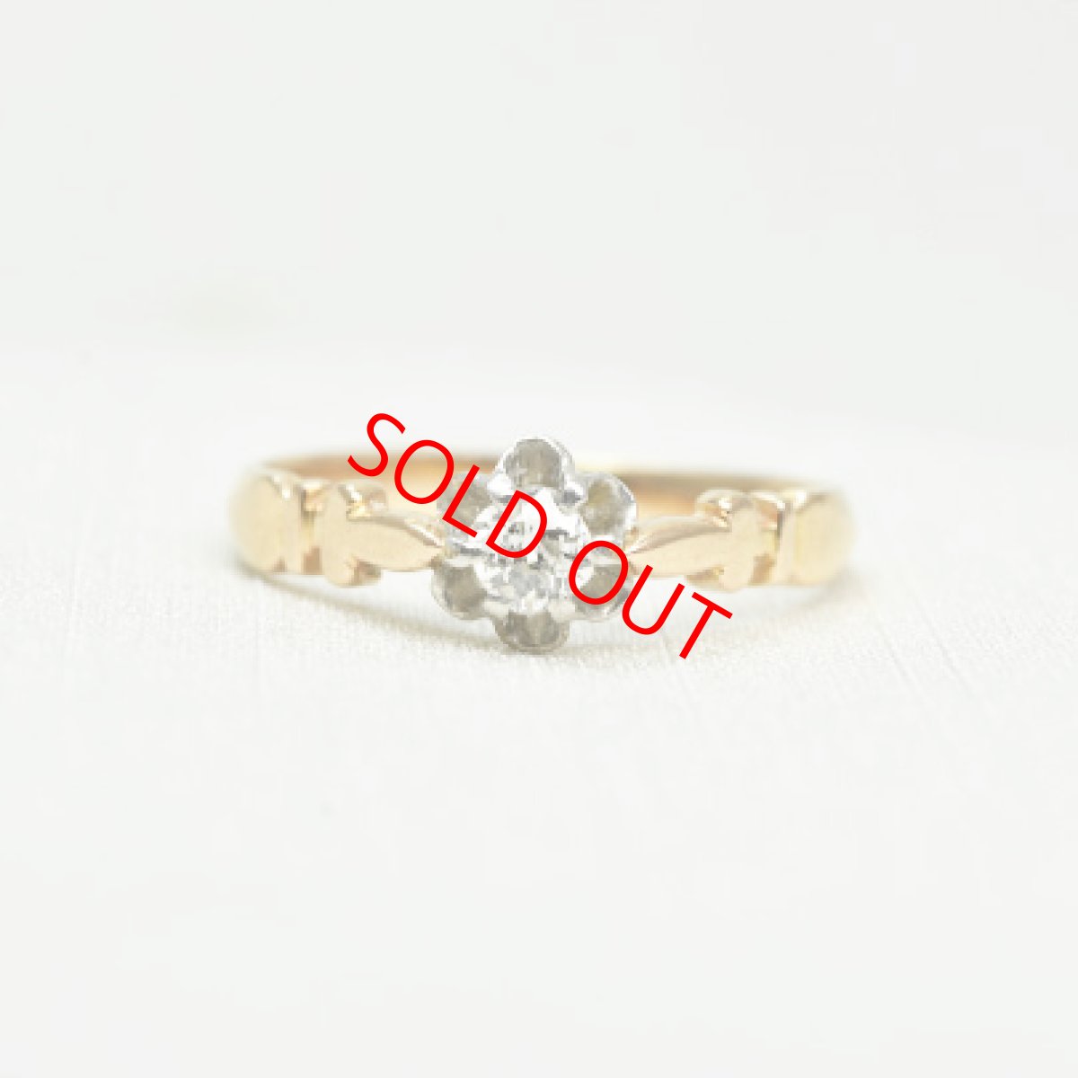 画像1: Sold 18ct,ダイヤモンドリング (1)