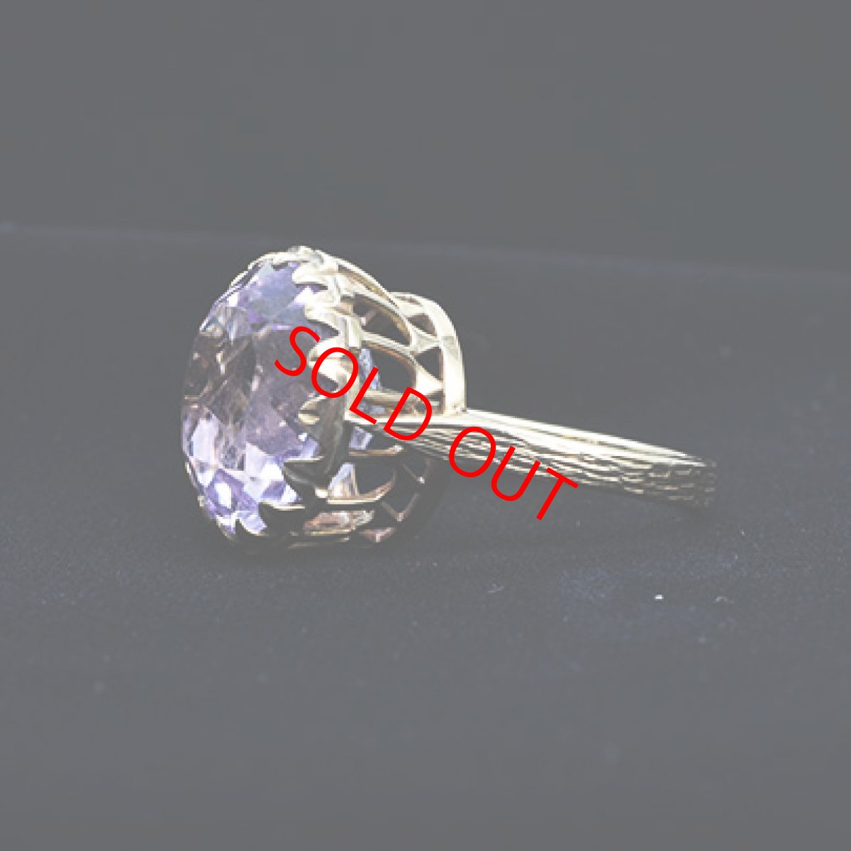 画像6: Sold 9ct,アメシストリング (6)