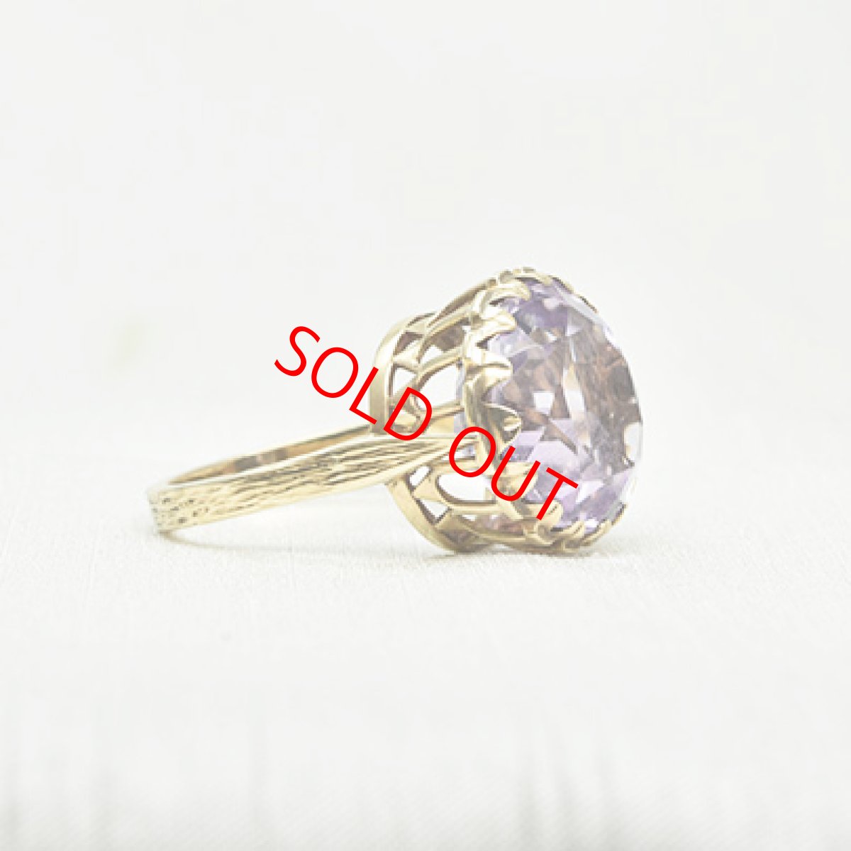 画像5: Sold 9ct,アメシストリング (5)