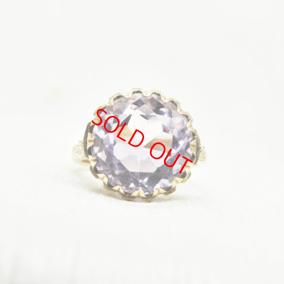 画像1: Sold 9ct,アメシストリング (1)