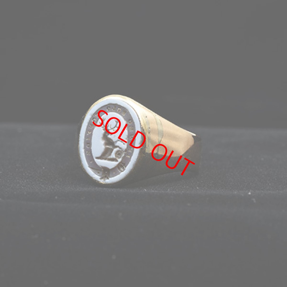 画像5: Sold 9ct.アゲードインタリオリング (5)