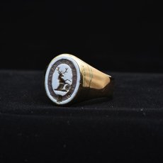 画像5: Sold 9ct.アゲードインタリオリング (5)