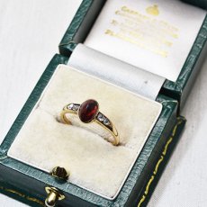 画像6: Sold 14ct.ガーネットダイヤモンドリング (6)