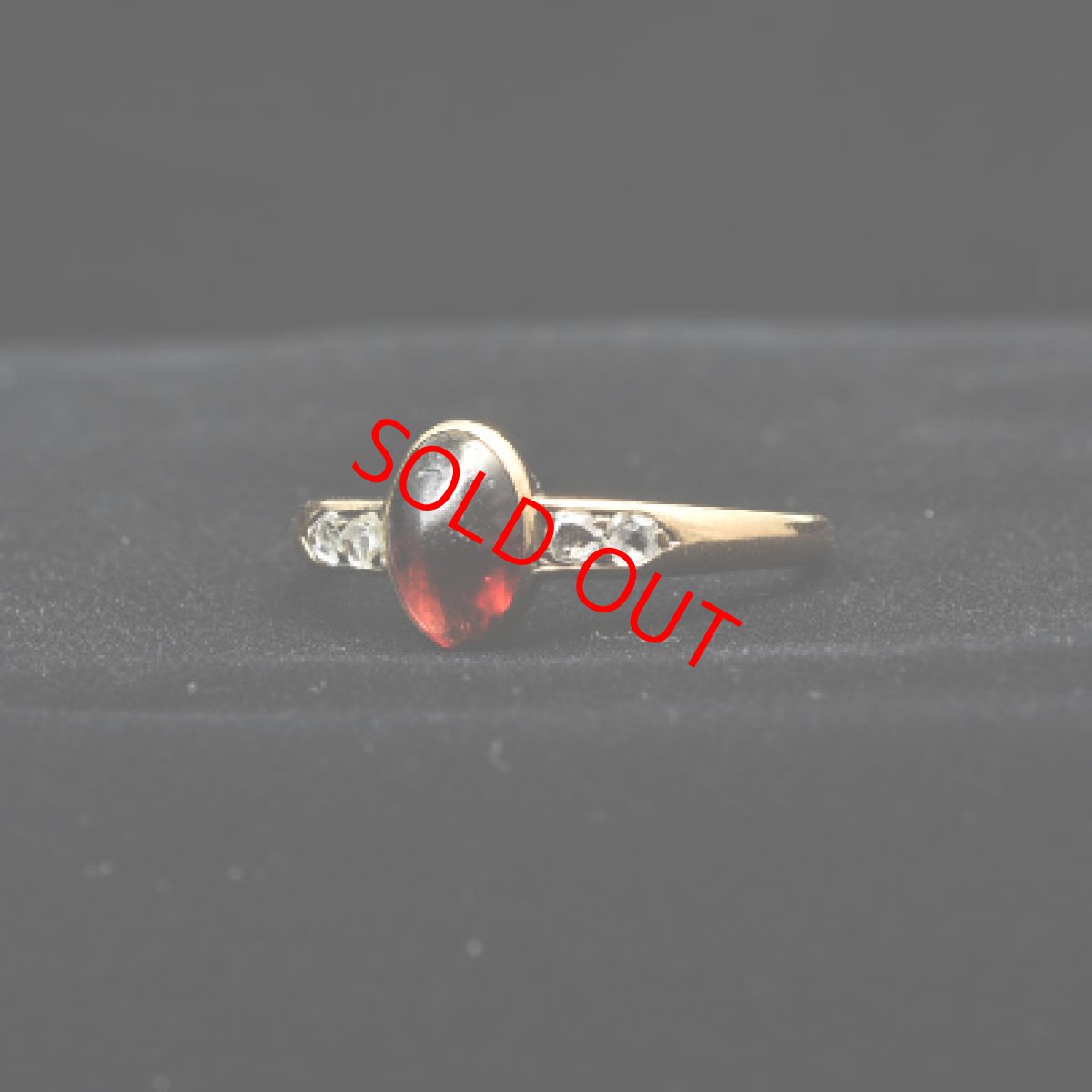 画像5: Sold 14ct.ガーネットダイヤモンドリング (5)