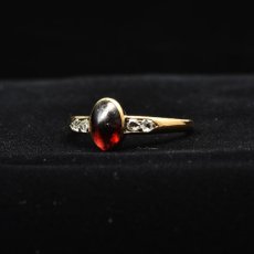 画像5: Sold 14ct.ガーネットダイヤモンドリング (5)