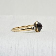 画像4: Sold 14ct.ガーネットダイヤモンドリング (4)