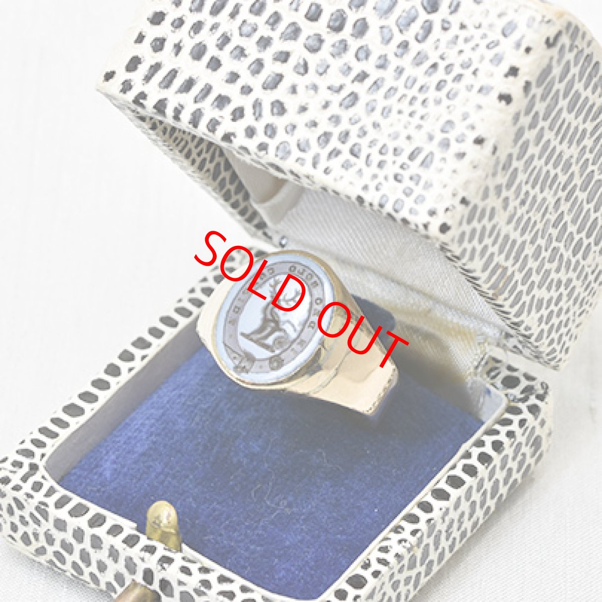 画像6: Sold 9ct.アゲードインタリオリング (6)