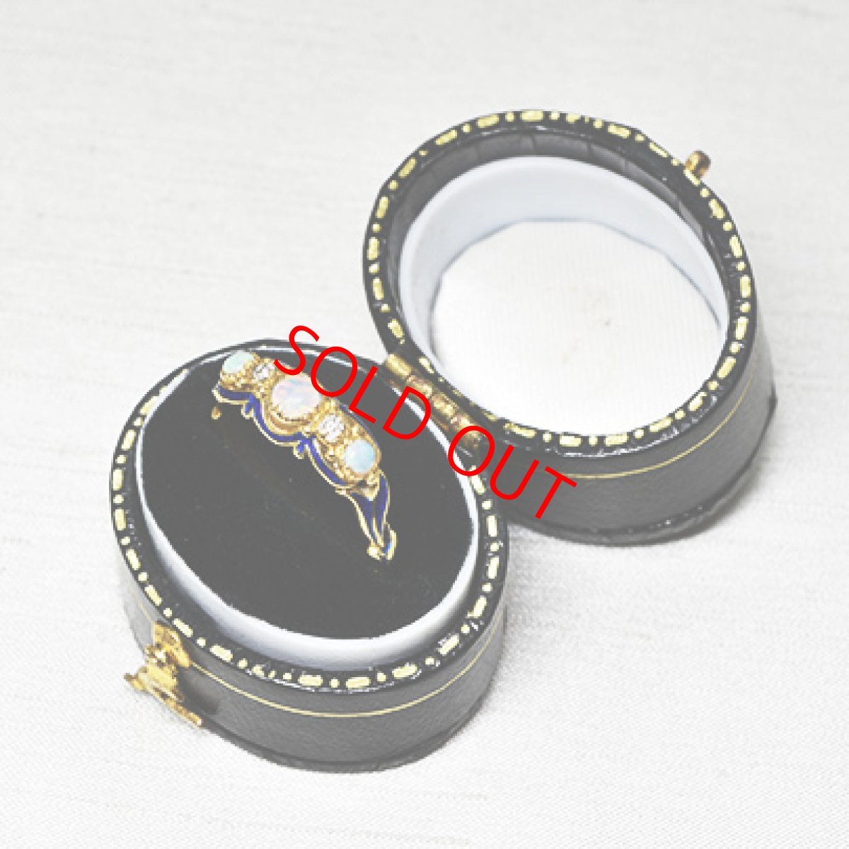 画像7: Sold ゴールド・オパール・ダイヤモンドリング (7)