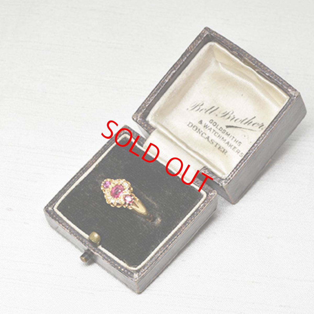 画像8: 18ct,ルビー・ダイヤモンドリング (8)