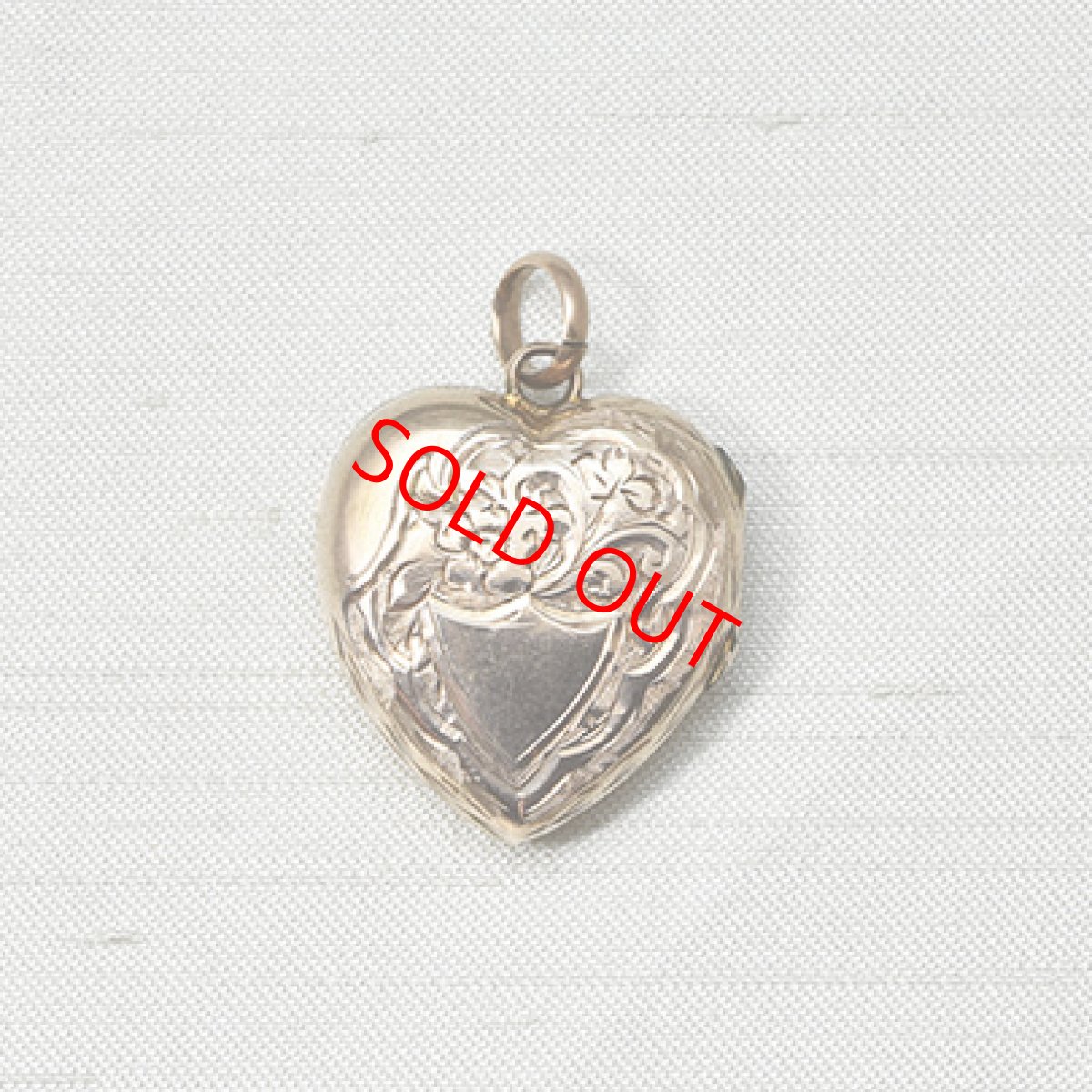 画像1: Sold ゴールド・メタル・ロケットペンダント (1)