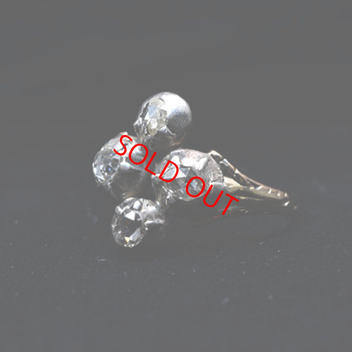 画像5: 18ct. sv.ダイヤモンドリング (5)