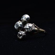 画像5: 18ct. sv.ダイヤモンドリング (5)