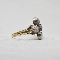 画像4: 18ct. sv.ダイヤモンドリング (4)