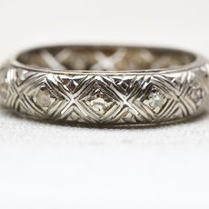 画像2: Pt.ダイヤモンドエタニティリング (2)